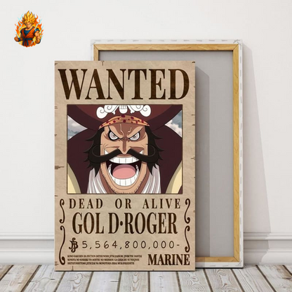 Affiche Recherché Gold D Roger - One Piece