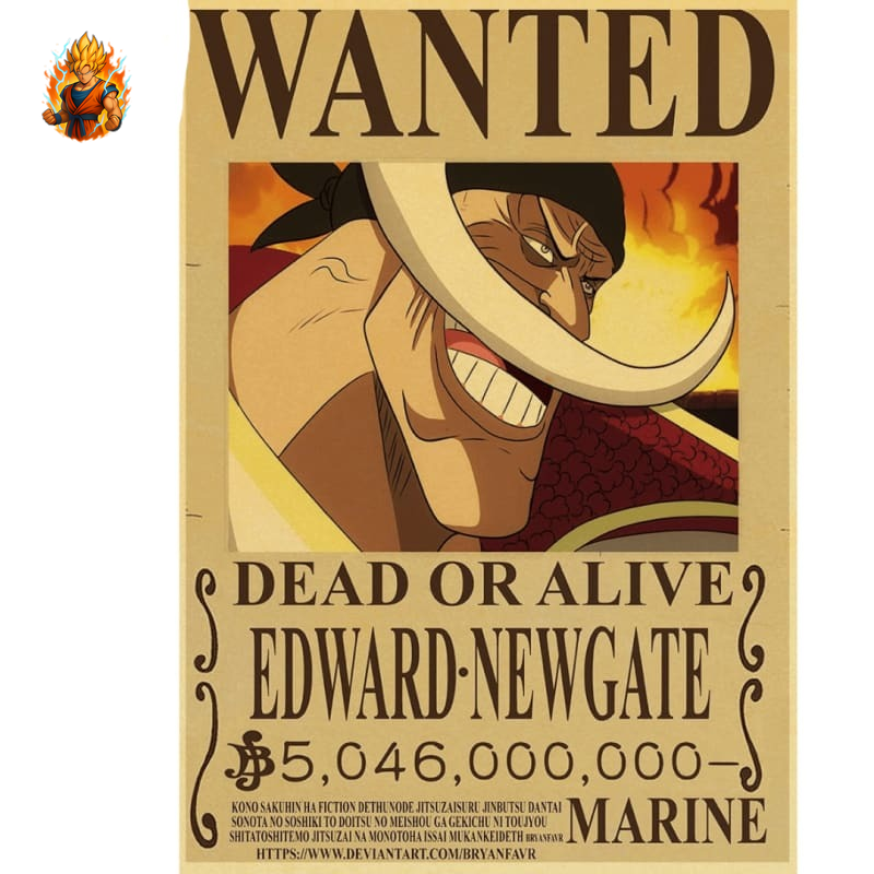 Affiche Recherché Barbe Blanche - One Piece-Ma boutique