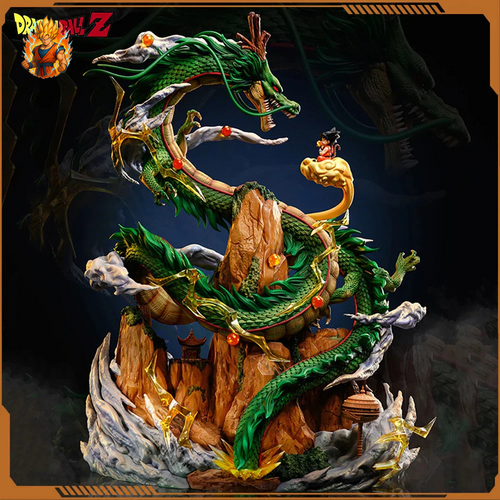 Figurine Shenron et Goku montagne - Dragon Ball Z-Ma boutique