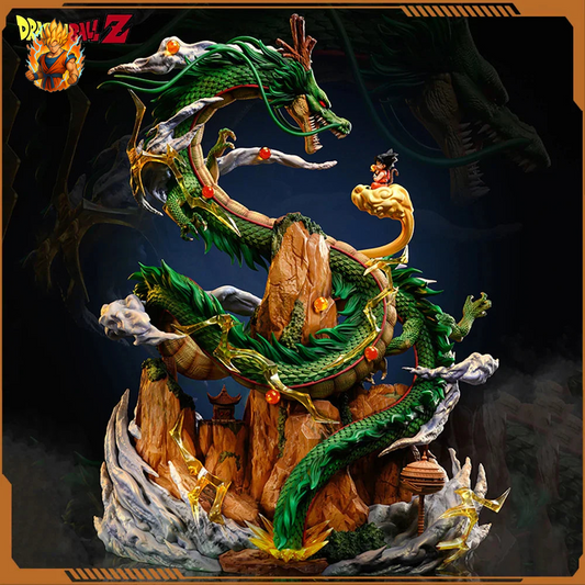 Figurine Shenron et Goku montagne - Dragon Ball Z-Ma boutique