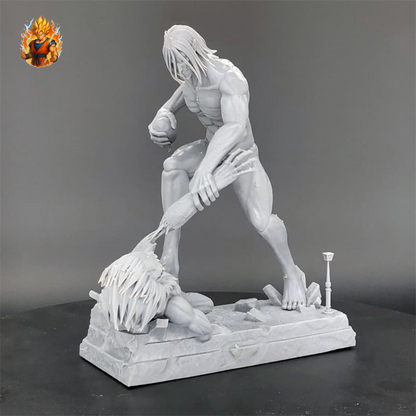 Figurine en résine Attack on Titan Attack on Titan vs Titan Mâchoire