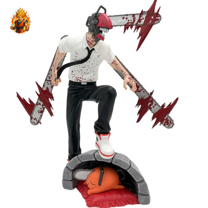 Figurine Niche de Denji x Pochita - Chainsaw Man-Ma boutique