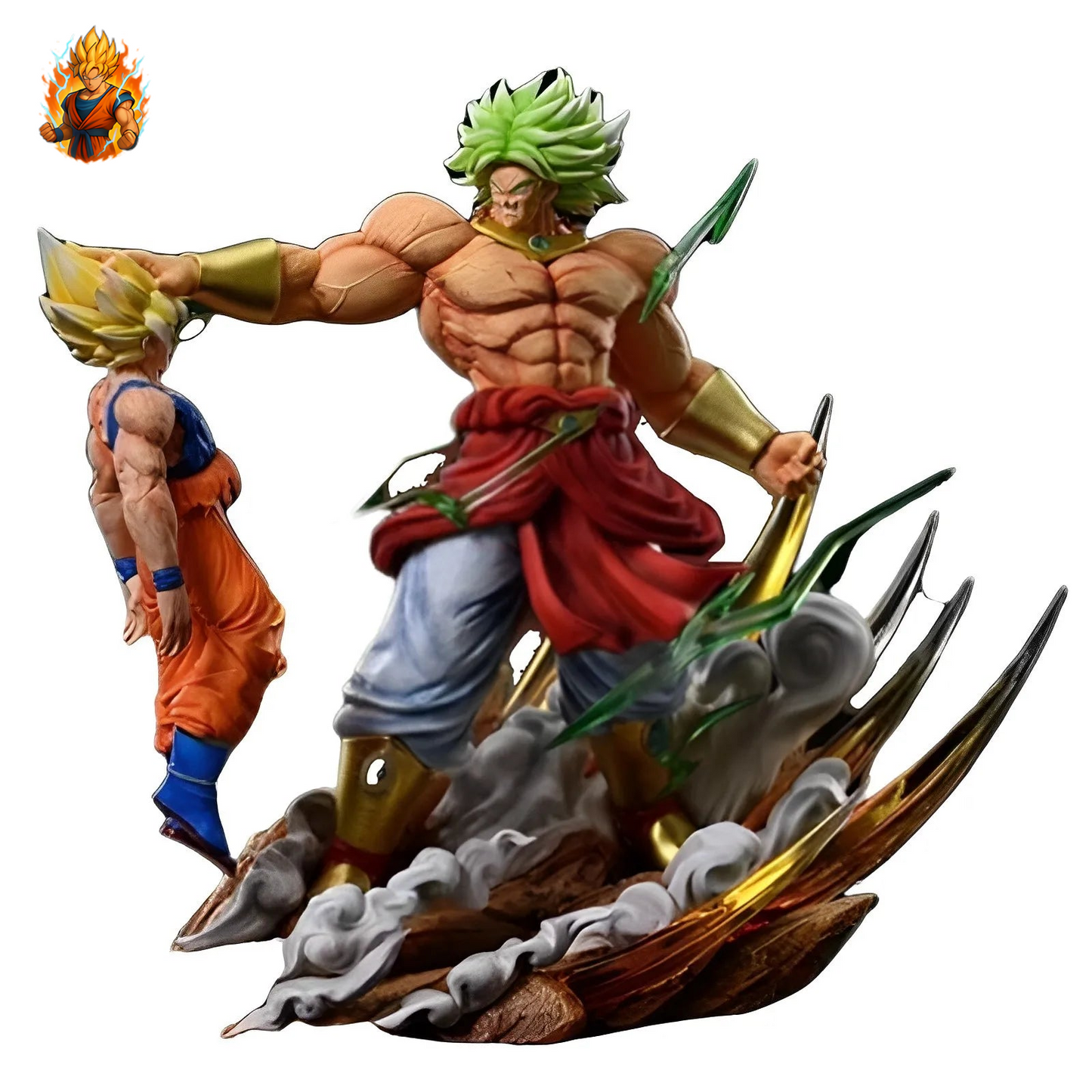 Figurine Broly Vs Goku - Dragon Ball Z Super