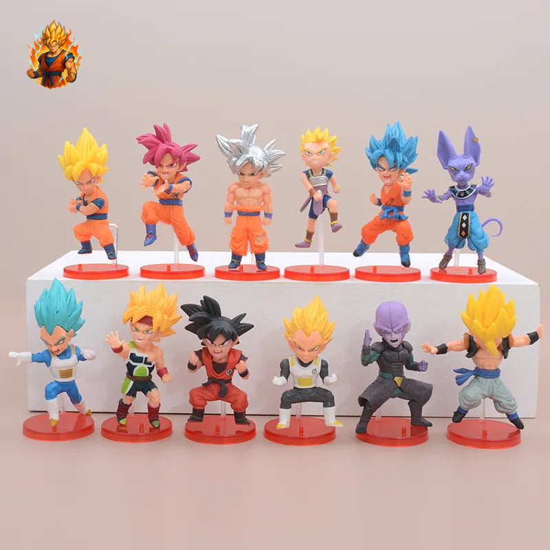 Figurine Mini Super Saiyan - 12 pièces-Ma boutique