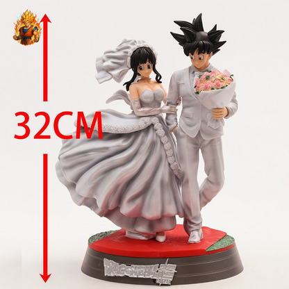 Figurines de mariage Goku & Chichi