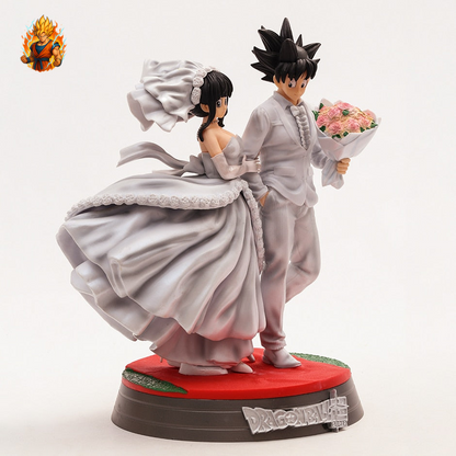 Figurines de mariage Goku & Chichi