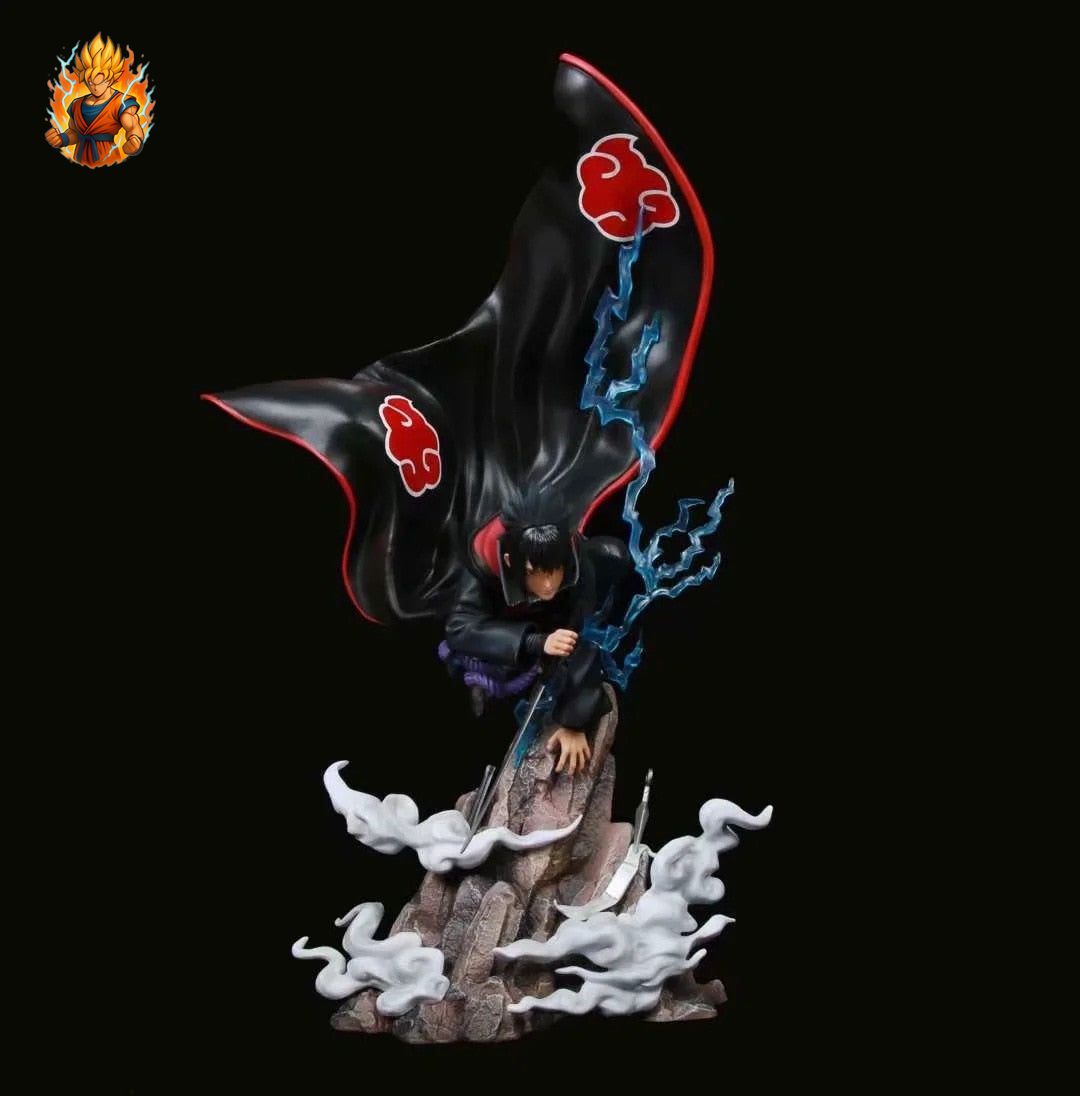 Figurine Naruto Sasuke Uchiha Akatsuki - 43cm