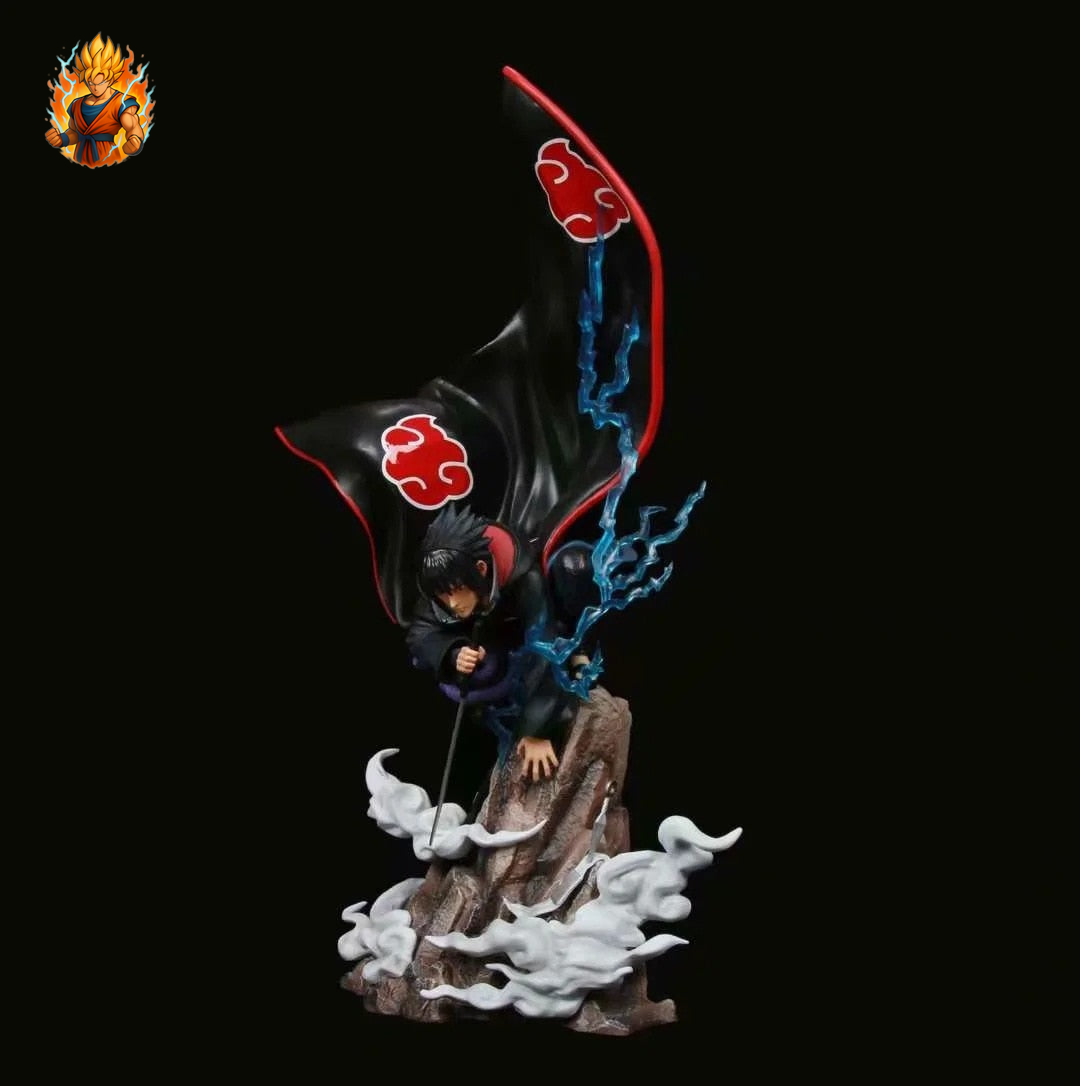 Figurine Naruto Sasuke Uchiha Akatsuki - 43cm