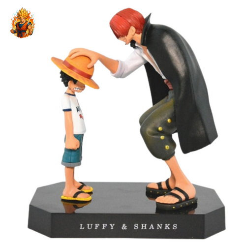 Figurine de Red Shanks avec Monkey D. Ruffy - One Piece™.-Ma boutique