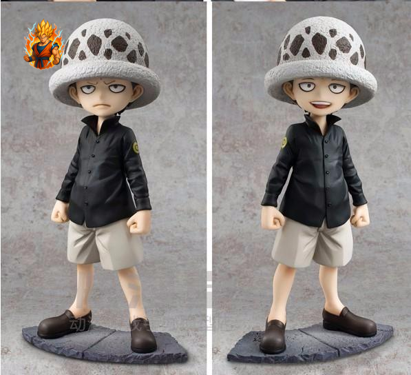 One Piece Corazon (12 cm) & Trafalgar Law (7 cm) Figurine