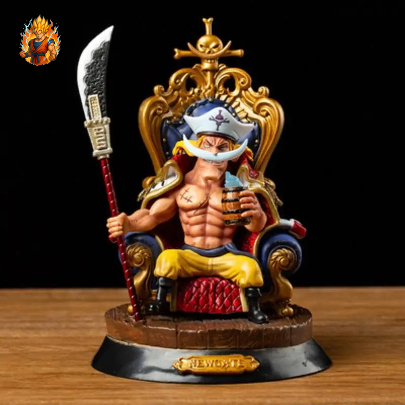 Figurine One Piece Whitebeard sur le trône.-Ma boutique