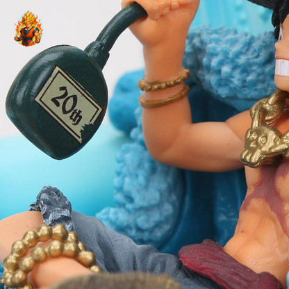 Figurine de Luffy pour le 20ème anniversaire de One Piece (15 cm)