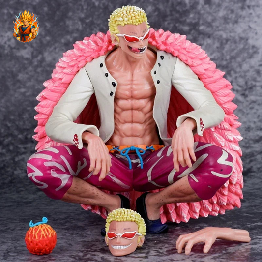 Figurine de Doflamingo de One Piece avec son Fruit du Démon.-Ma boutique