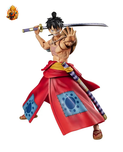 Figurine articulée de Luffy à Wano de One Piece