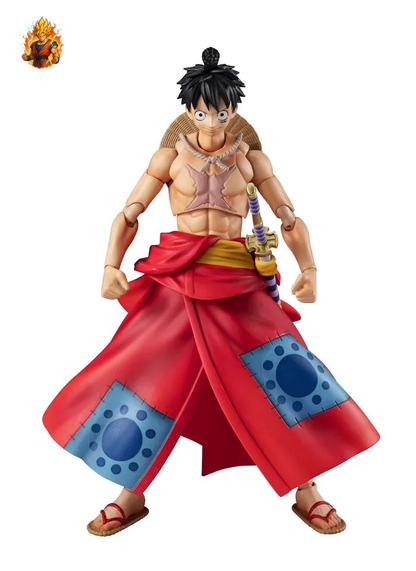 Figurine articulée de Luffy à Wano de One Piece