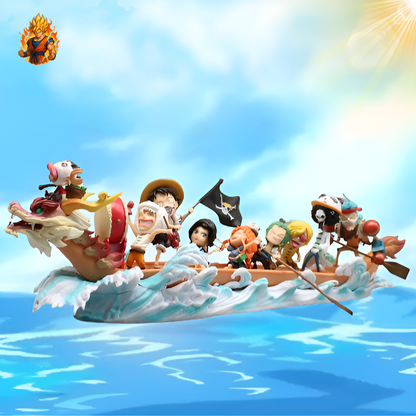 Figurine de l'équipage au chapeau de paille de One Piece.-Ma boutique