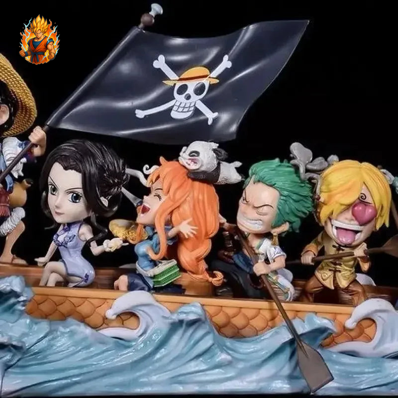 Figurine de l'équipage au chapeau de paille de One Piece
