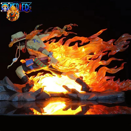 One Piece Portgas D. Ace figurine LED.-Ma boutique