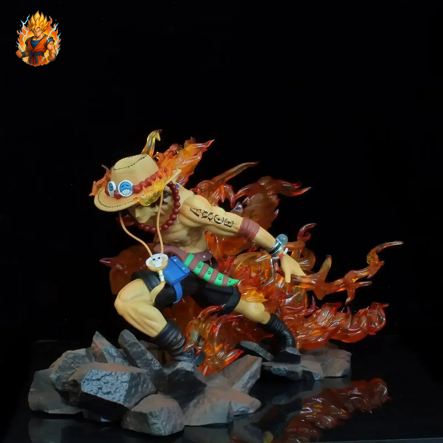 One Piece Portgas D Ace Figurine LED