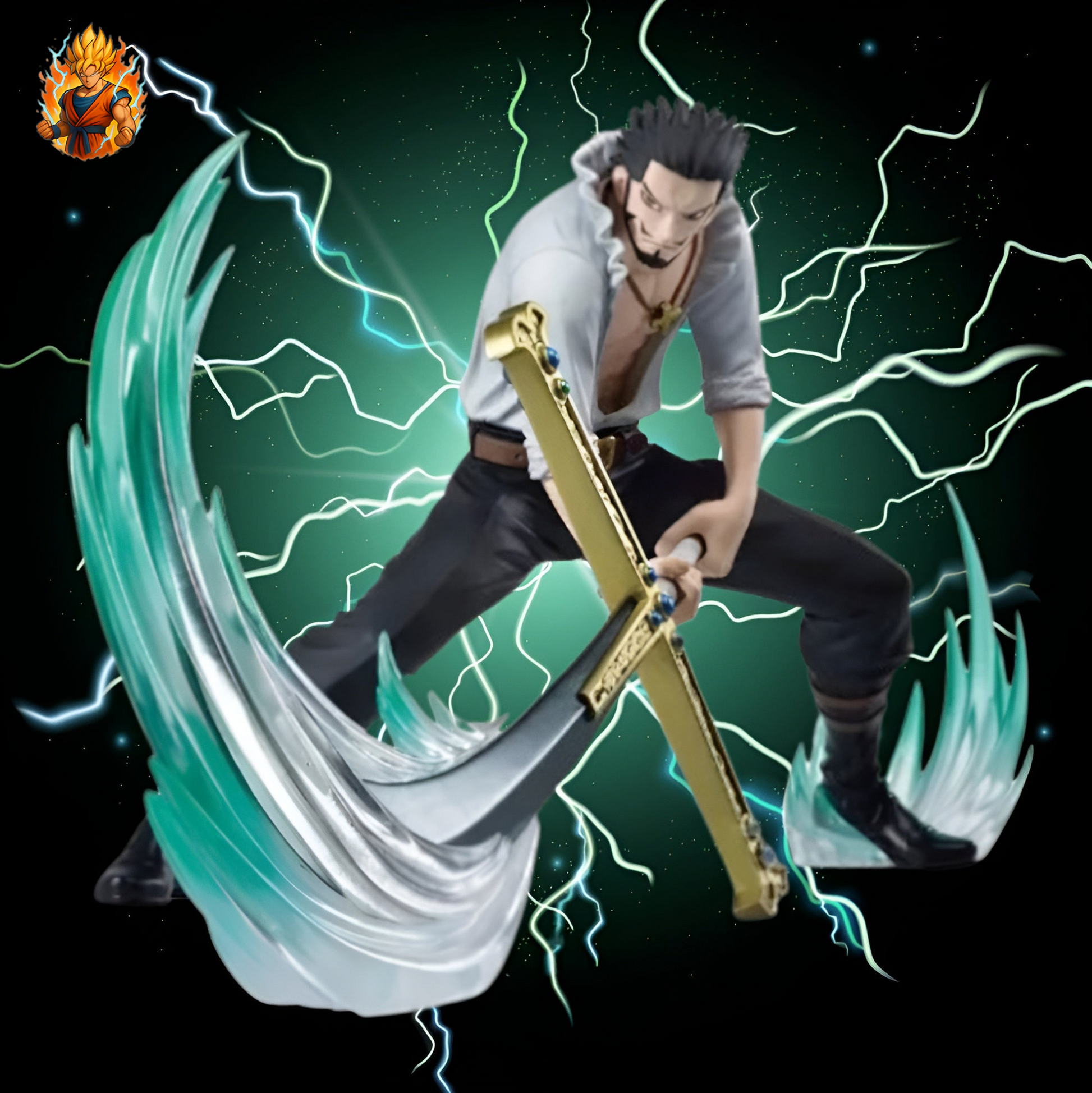 Figurine One Piece Mihawk Hawkeye.-Ma boutique