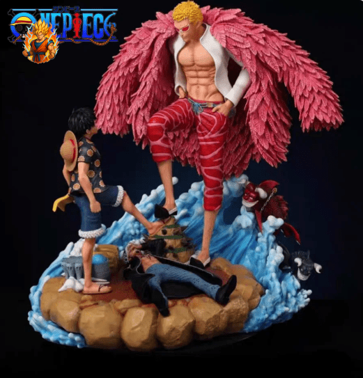 Figurine One Piece Doflamingo contre Luffy