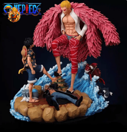 Figurine One Piece Doflamingo contre Luffy