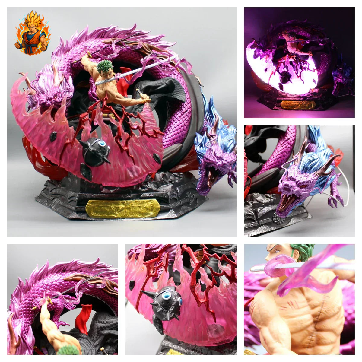 Figurine de Roronoa Zoro de One Piece en Tornade