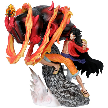 Figurine One Piece Luffy Fire Karma