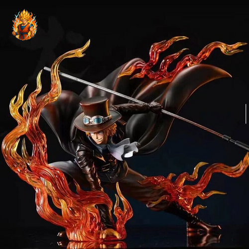 rait Figurine de Sabo enflammé de One Piece.-Ma boutique