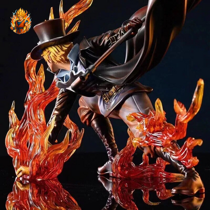 rait Figurine de Sabo enflammé de One Piece