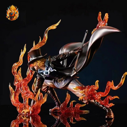 rait Figurine de Sabo enflammé de One Piece