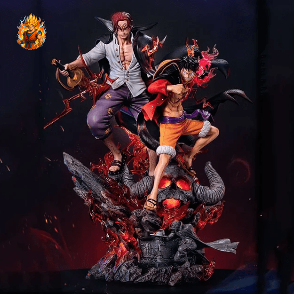 Figurine One Piece Ruffy & Shanks-Ma boutique