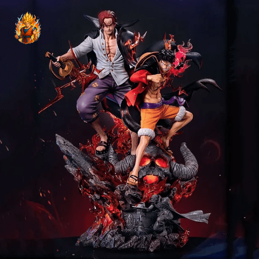 Figurine One Piece Ruffy & Shanks-Ma boutique