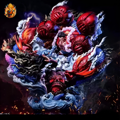 Figurine One Piece Ruffy VS Kaido.-Ma boutique