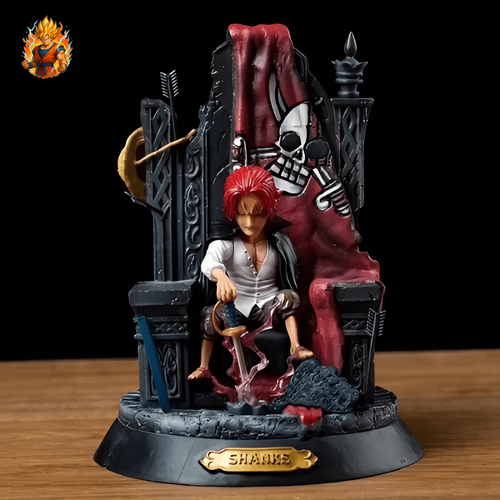 Figurine de Shanks sur le trône de One Piece.-Ma boutique
