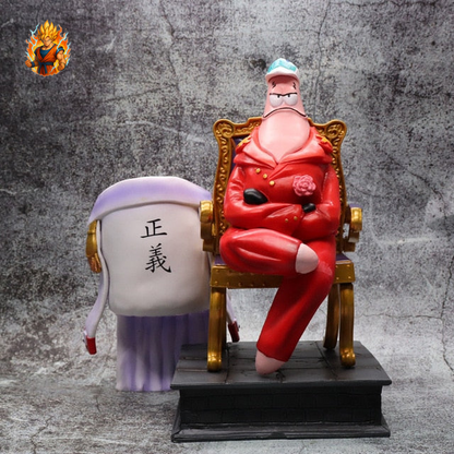 Mélange de Figurines l'aventure One Piece & Bob l'éponge