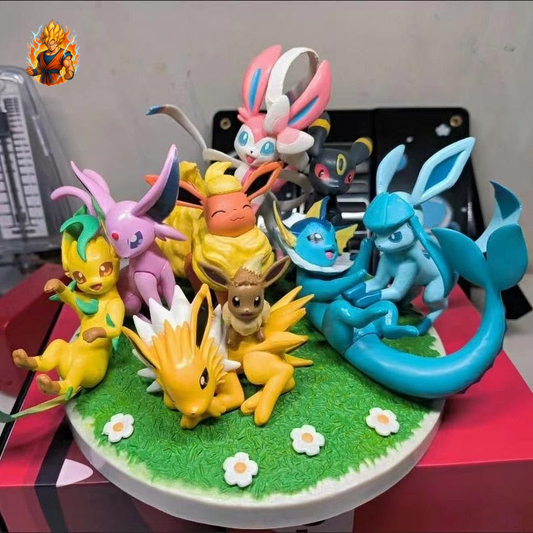 Diorama Evoli Toutes les figurines d'évolution Set-Ma boutique