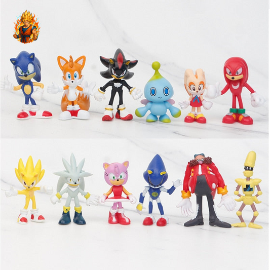 Sonic Collection - 12 Figurines-Ma boutique