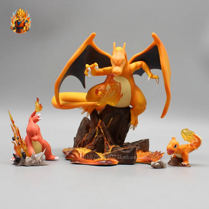 Pokémon Figur - Charizard Evolution-Ma boutique