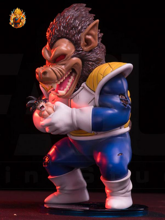 Figurine de collection Vegeta Oozaru vs. Goku.-Ma boutique