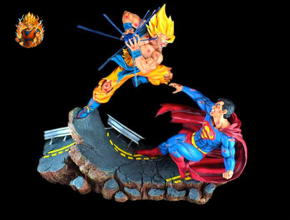 Figurine de collection Goku vs Superman