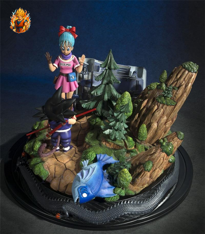 Bulma & Goku Petite Figurine de collection