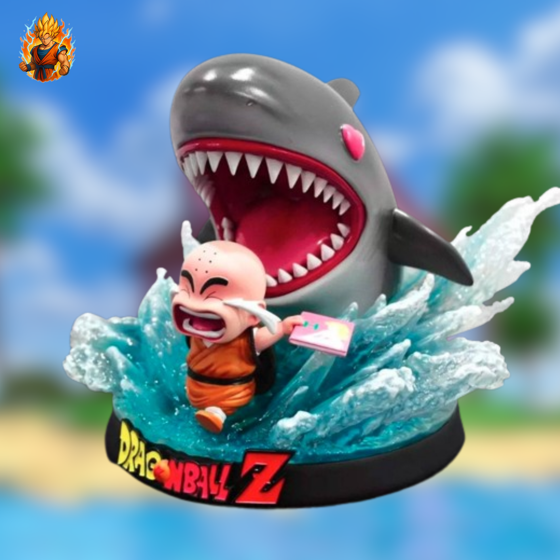 Figurine de collection de fanart de Krillin.-Ma boutique