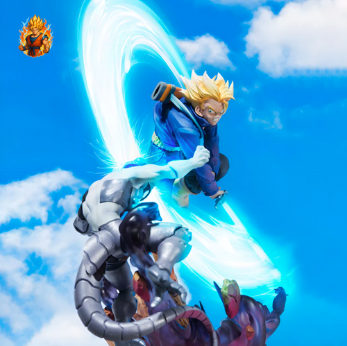 Figurine de collection Trunks VS Mecha Frieza.-Ma boutique