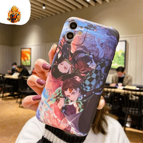 Nezuko et Tanjiro Coque Iphone - Demon Slayer™-Ma boutique