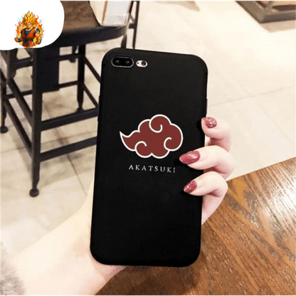 Coque pour iPhone avec emblème Akatsuki - Naruto Shippuden™-Ma boutique