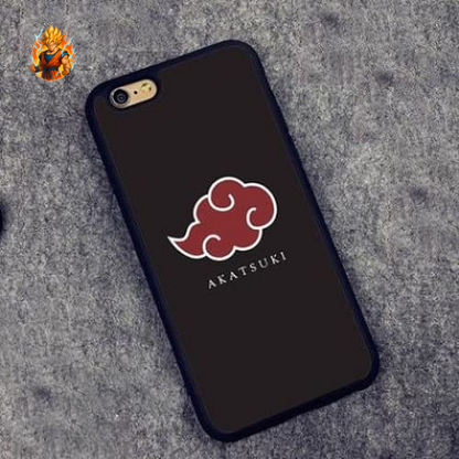Coque pour iPhone avec emblème Akatsuki - Naruto Shippuden