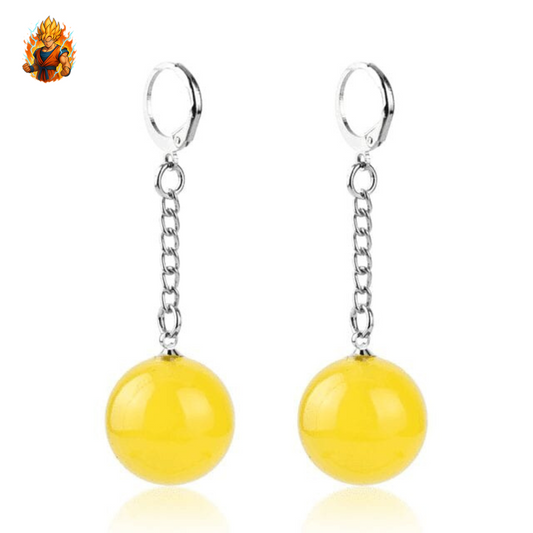 Boucles d'oreilles Potalas jaunes - Dragon Ball Z™-Ma boutique