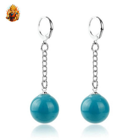 Boucles d'oreilles Potalas bleues - Dragon Ball Z™-Ma boutique