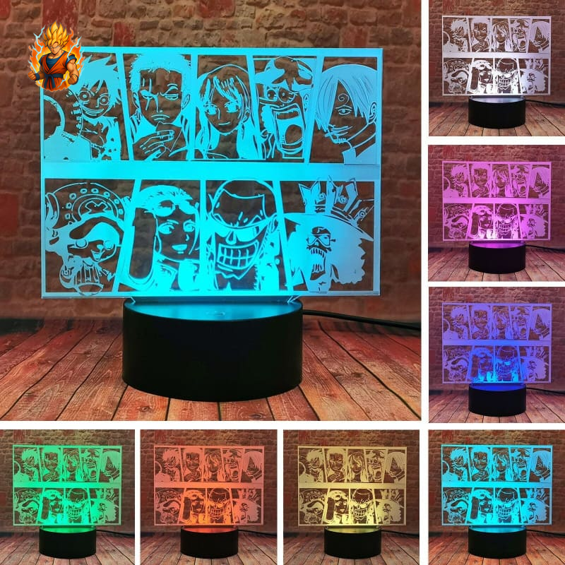 Lampe LED de l'équipage Mugiwara - One Piece™.-Ma boutique